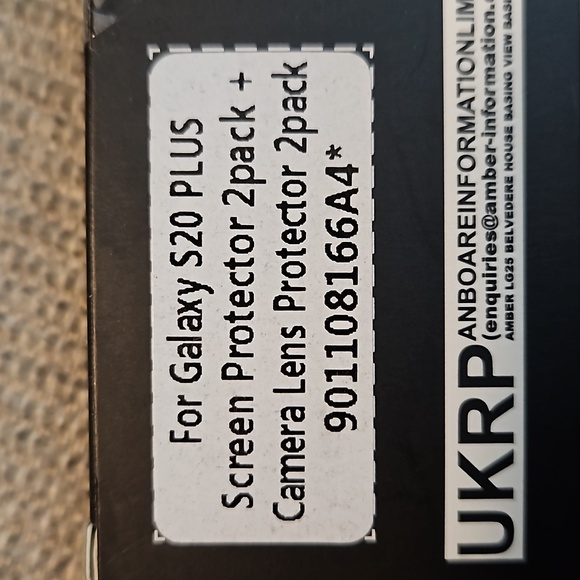 Screen Protector For Galaxy S20 Plus Screen Protector & Camera Lens Protector - Picture 3 of 12